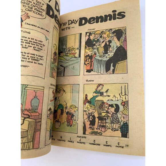 Dennis The Menace Pocket Full Of Fun No. 28 Comic Book By Fawcett - Picture 9 of 10